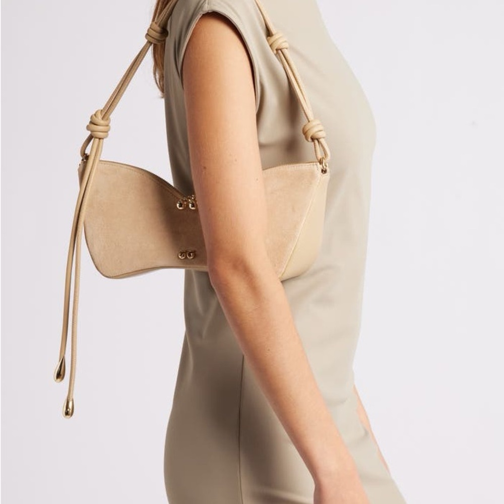 Cult Gaia Tan Mercier Shoulder Bag